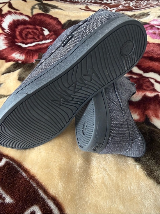Men\'s Casual Slip-On Loafers in Charcoal Fabric main image 5